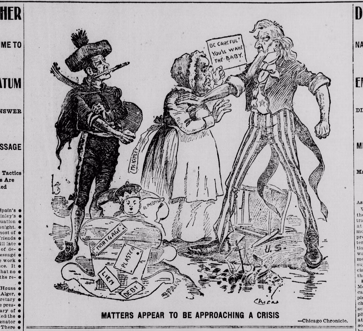 La guerra hispano-estadounidense en viñetas