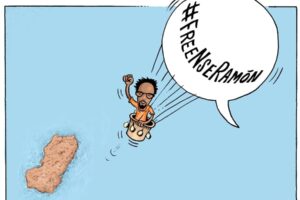 Juicio contra el dibujante Ramón Esono, retirados todos los cargos y liberado