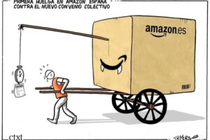 Primera huelga en Amazon