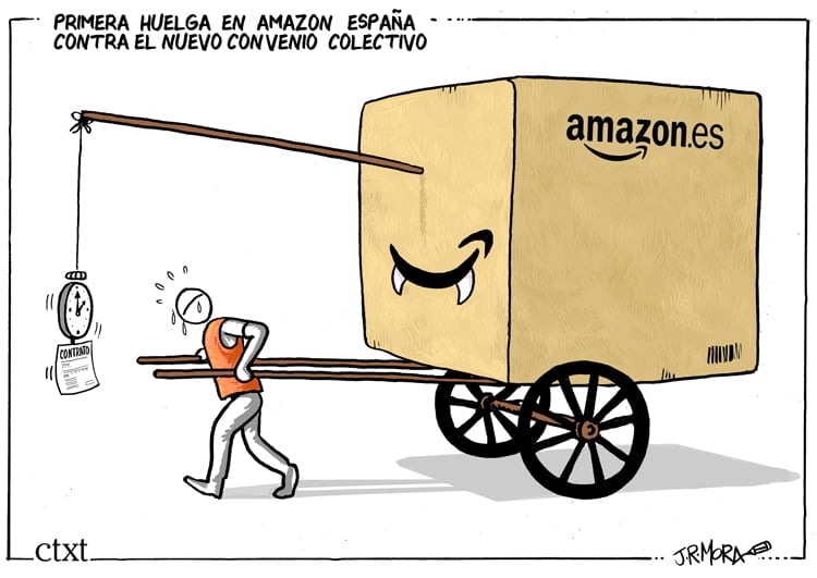 Primera huelga en Amazon