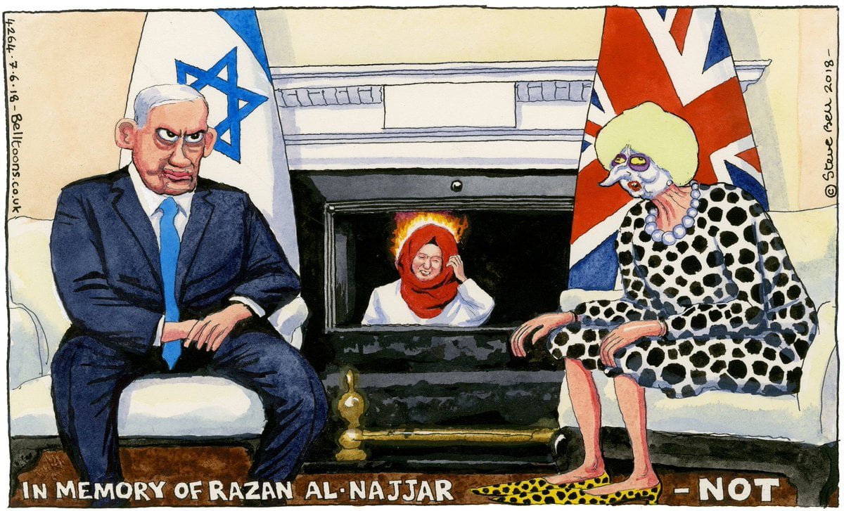 El dibujante Steve Bell niega acusaciones de antisemitismo en una viñeta rechazada por el diario The Guardian