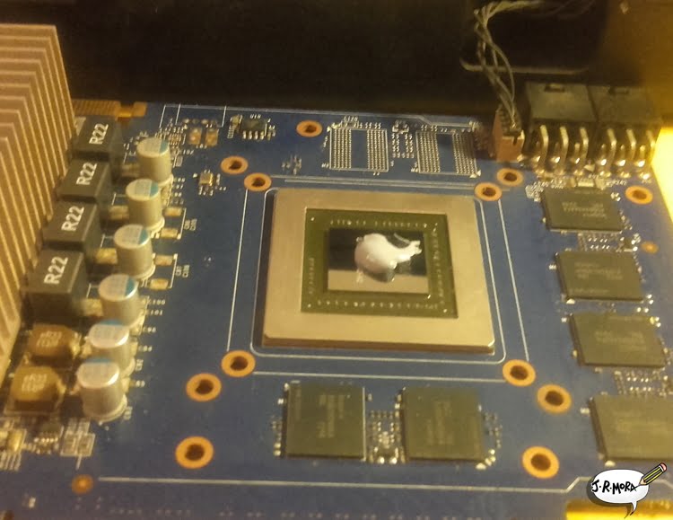 Cambiar pasta térmica a tarjeta gráfica NVIDIA GeForce GTX-660Ti