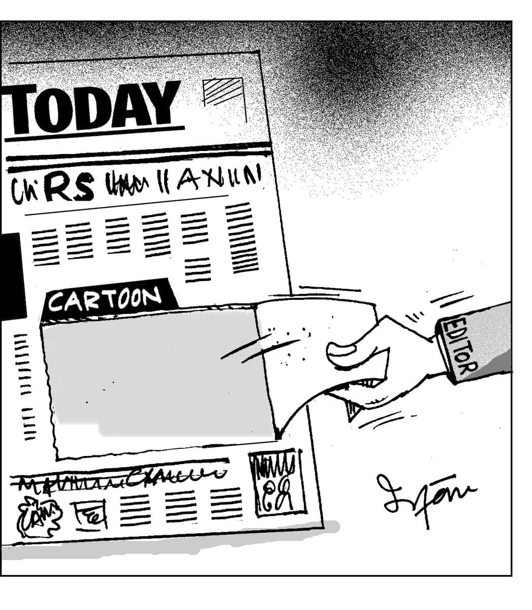Satish Acharya renuncia a su trabajo en "Mail Today" tras el rechazo de una de sus viñetas 2