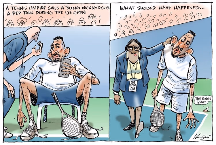 Mark Night es tachado de racista por una viñeta sobre Serena Williams
