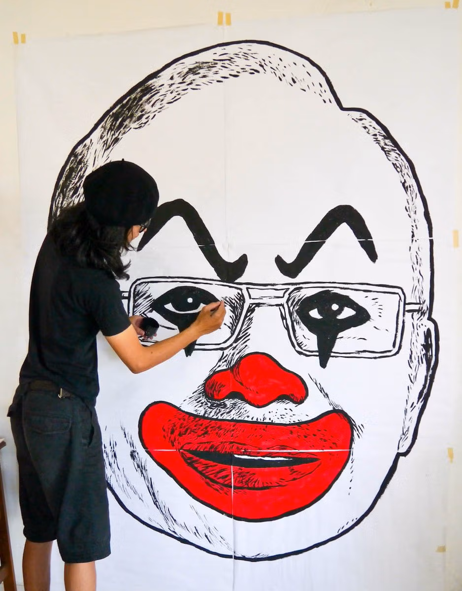 Comutação da pena de prisão de Fahmi Reza por ter desenhado o primeiro-ministro da Malásia como um palhaço
