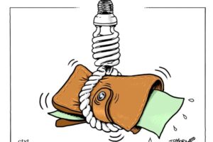 La tradicional subida de la luz