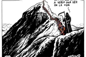 Atasco en el Everest