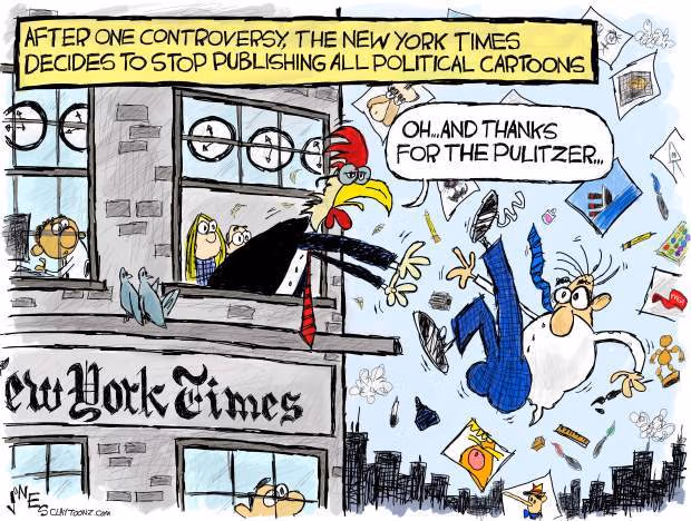 The New York Times dejará de publicar viñetas políticas a partir del 1 de julio 2