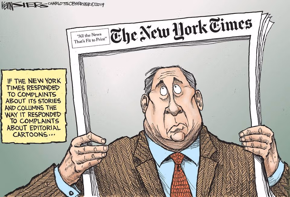 The New York Times dejará de publicar viñetas políticas a partir del 1 de julio 11