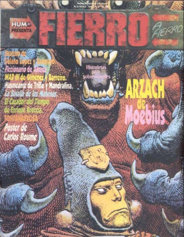 Disponibles para descarga los primeros 100 ejemplares de la revista Fierro