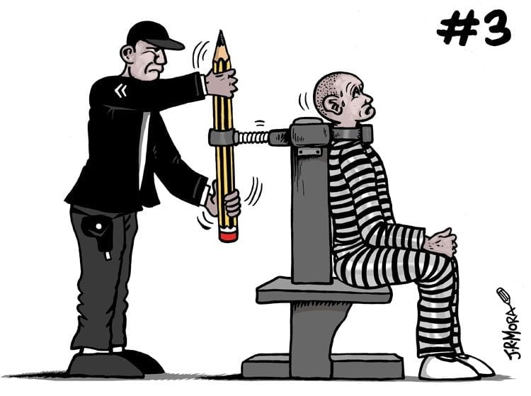 Peruvian cartoonist Carlín receives threats of aggression for a cartoon about Alan García