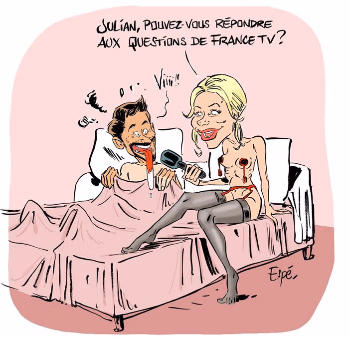 Espé, le caricaturiste licencié dès son premier jour de travail