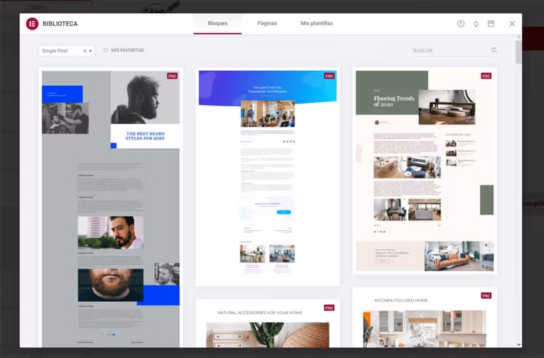 Cómo crear una plantilla para todos los post de WordPress con Elementor PRO 5