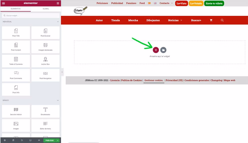 Cómo crear una plantilla para todos los post de WordPress con Elementor PRO 6