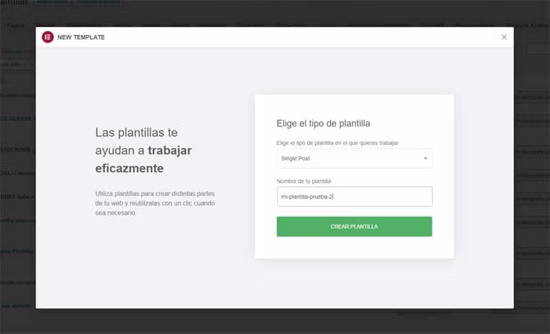 Cómo crear una plantilla para todos los post de WordPress con Elementor PRO 4