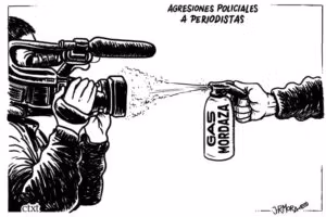 Agresiones policiales a periodistas