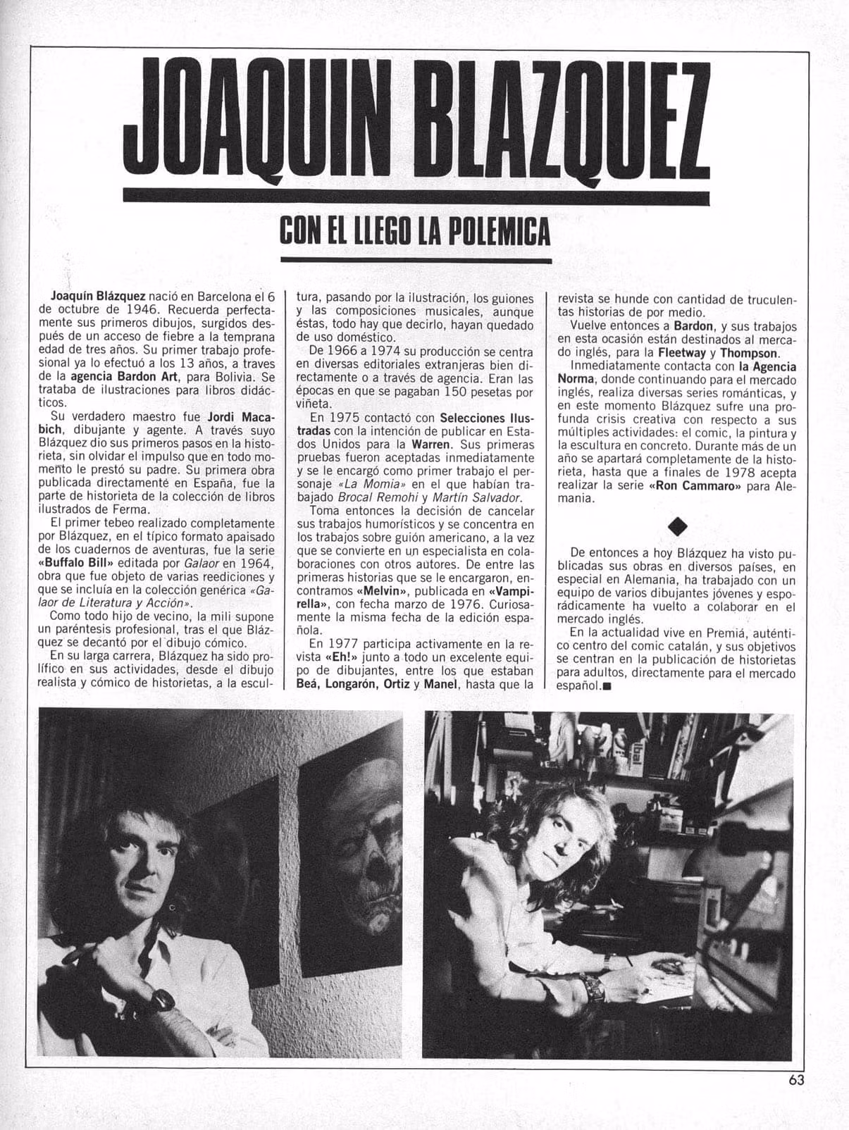 Melvin contre E.T. L'histoire de Joaquín Blázquez (2006) 1