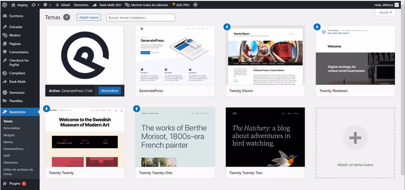 Probando WordPress 5.9 3