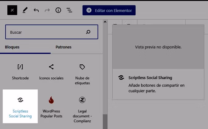 Scriptless Social Sharing, el plugin de botones para compartir en redes sociales más ligero Scriptless Social Sharing, el plugin de botones para compartir en redes sociales más ligero