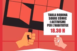 Mesa redonda, cómic y activismo por la vivienda