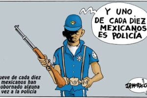 Nueve de cada diez mexicanos han sobornado alguna vez a la policía