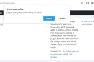 WordPress'te AMP sayfalarını devre dışı bırakma