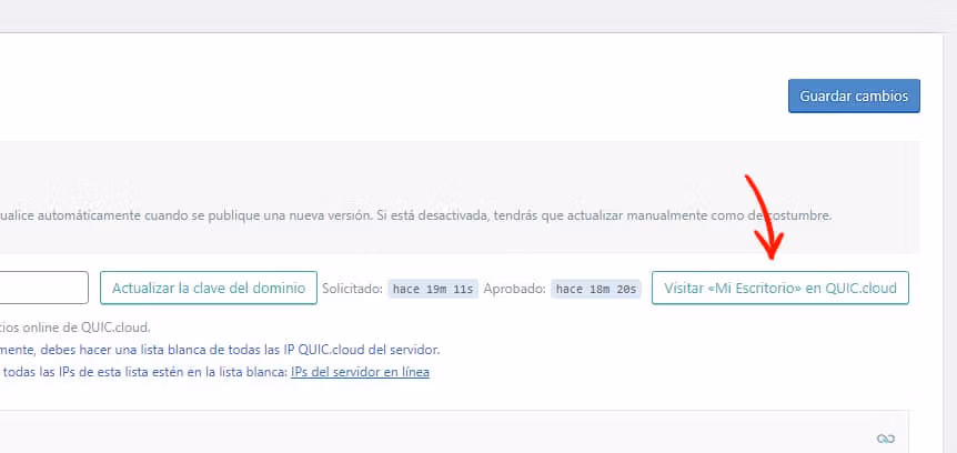 Konfigurace QUIC.cloud CDN na LiteSpeed 4