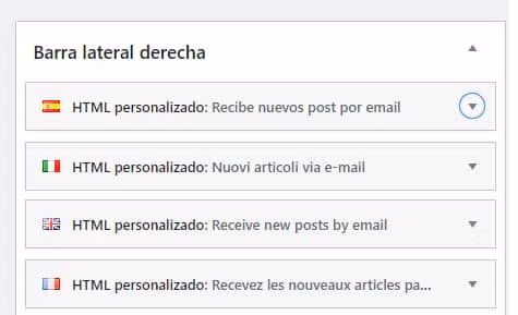 Mostrar contenido distinto según el idioma en WordPress 3