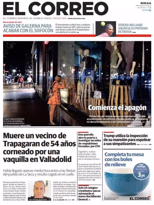 Tres turistas francesas mueren a causa del apagado de los escaparates 1