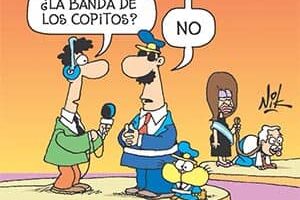 Gregorio Dalbón amenazó a Nik con una denuncia por esta viñeta