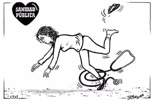 Ayuso contra la sanidad pública
