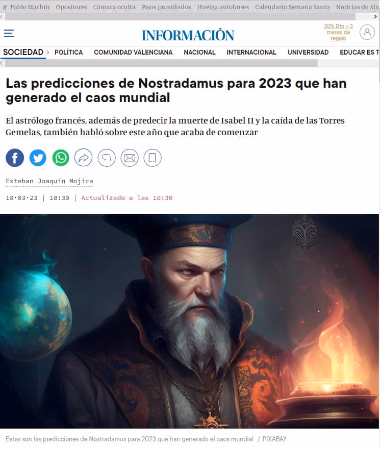 Nostradamus, tontadamus