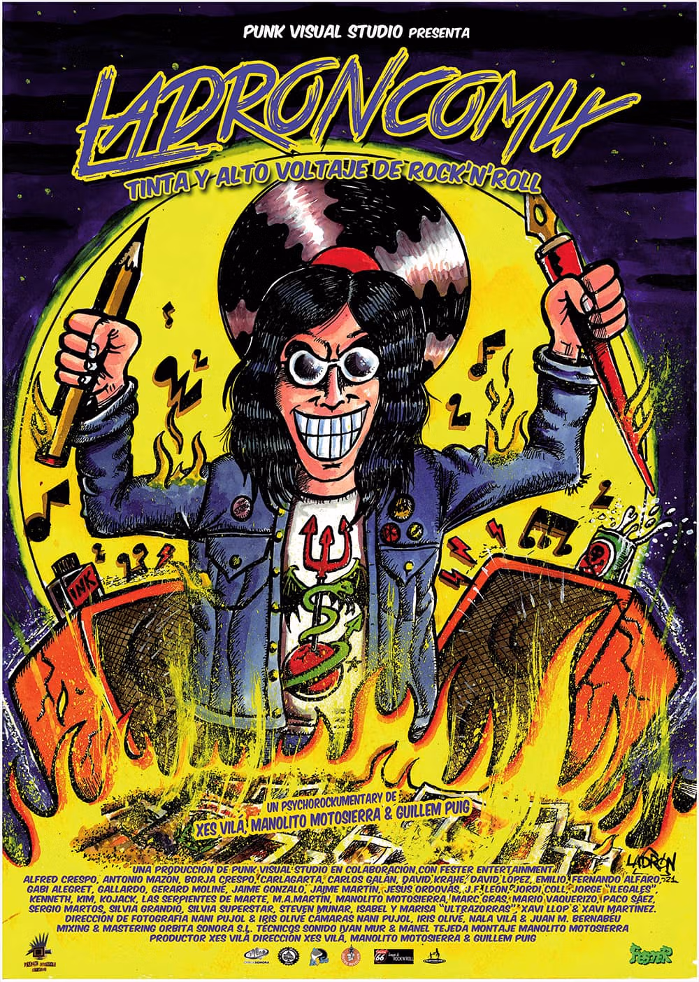 Ladroncomix: Tinta y alto voltaje de Rock'N'Roll (2021)