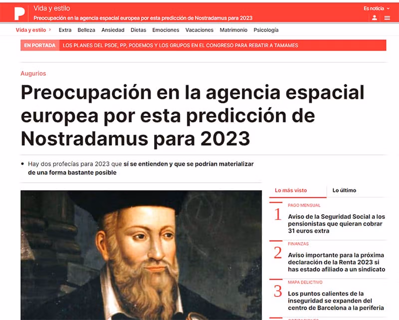 Nostradamus, tontadamus