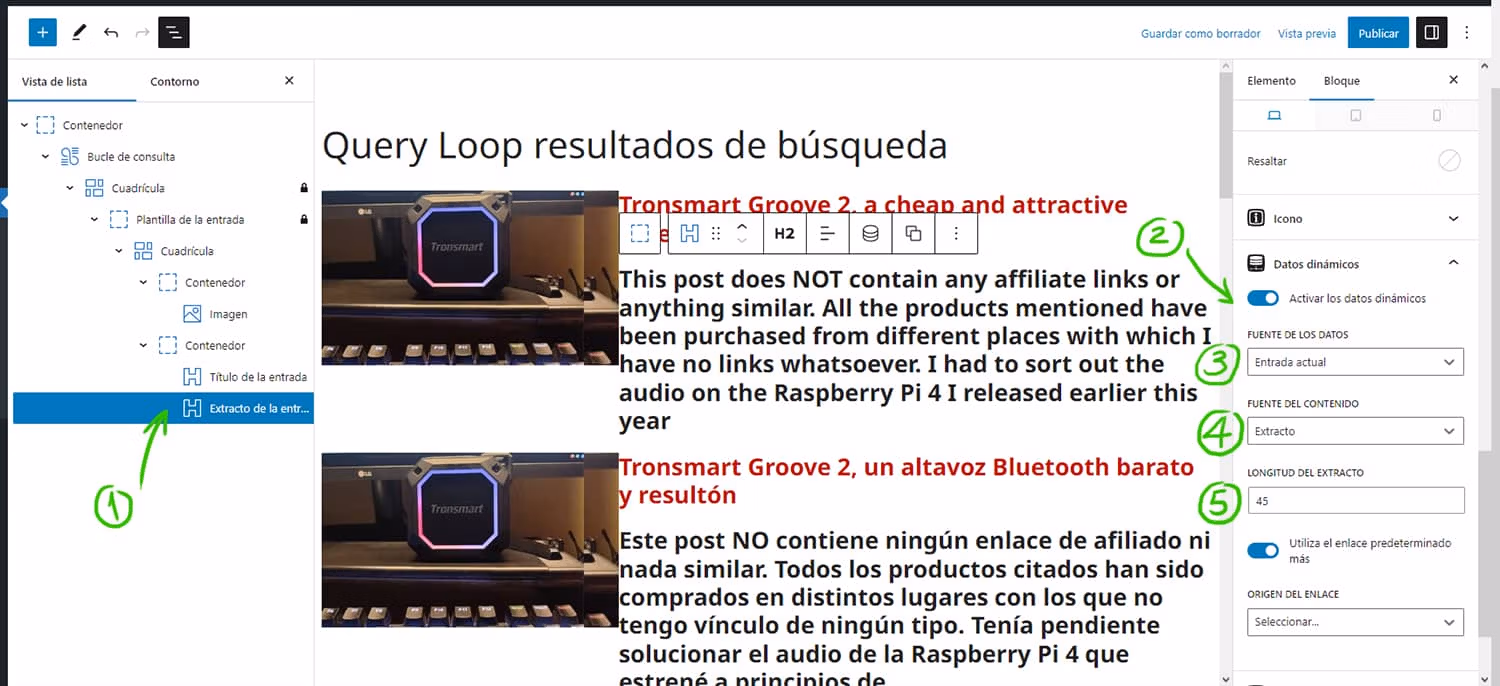 Tilpas WordPress' søgeresultatside med GeneratePress og GenerateBlocks 19