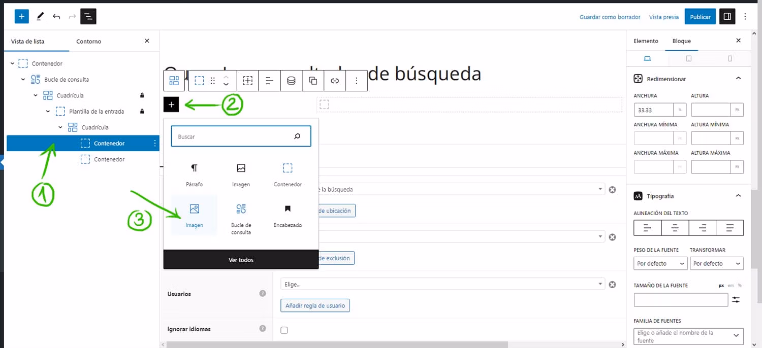 Tilpas WordPress' søgeresultatside med GeneratePress og GenerateBlocks 13