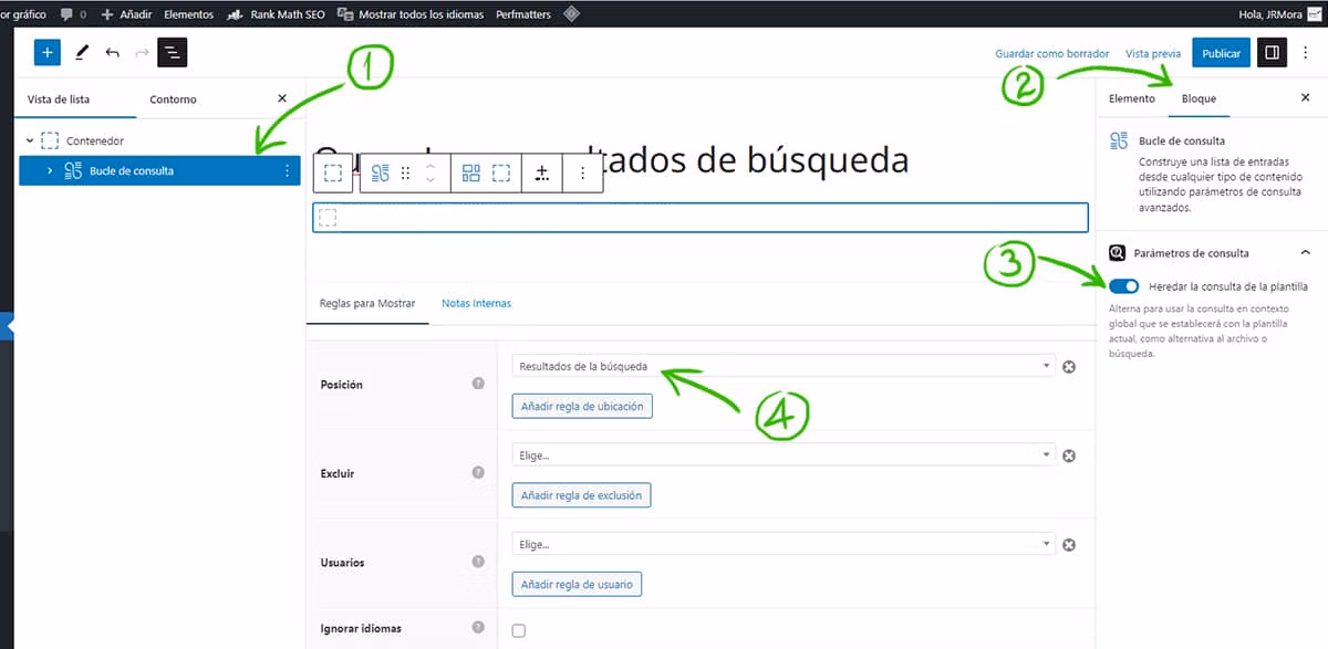 Tilpas WordPress' søgeresultatside med GeneratePress og GenerateBlocks 8