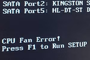 CPU Fan Error