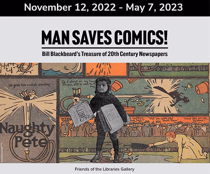 man-saves-comic Bill Blackbeard, el hombre que salvó los cómics