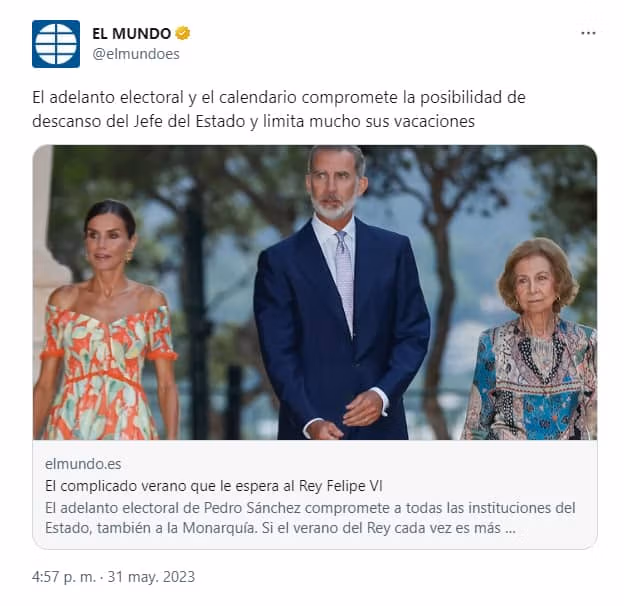 La democracia atenta contra la siesta de Felipe VI La democracia atenta contra la siesta de Felipe VI
