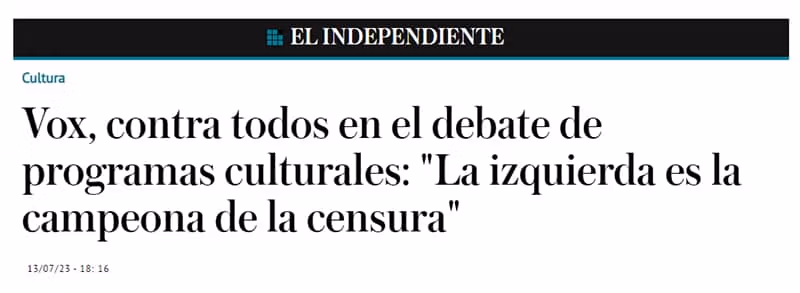 PP és Vox, a cenzúra által összekötve 1