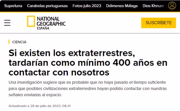 El tontolar que vino del espacio
