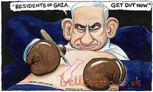 The Guardian se niega a publicar una viñeta de Steve Bell sobre Netanyahu por "antisemitismo", días después despide al dibujante
