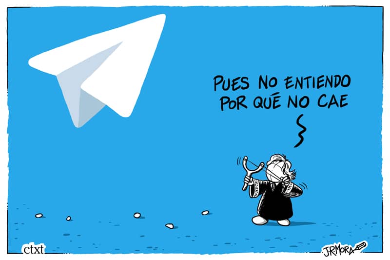 Pedraz contra Telegram