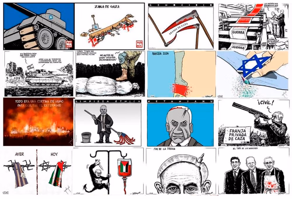 Güncel savaş çatışmalarının grafik-görsel kroniği: dijital basındaki karikatürlerin analizi. Güncel savaş çatışmalarının grafik-görsel kroniği: dijital basındaki karikatürlerin analizi.