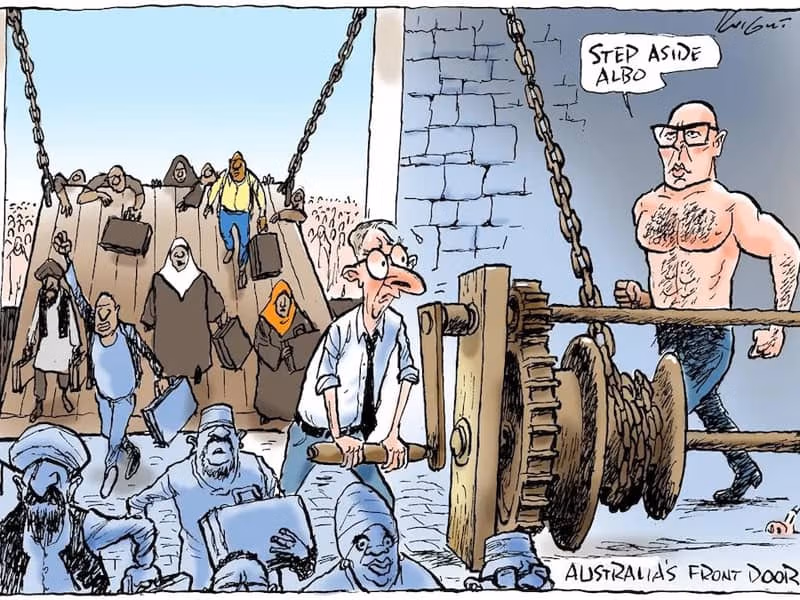 O Conselho de Imprensa australiano considera o cartoon de Mark Knight "ofensivo e preconceituoso".