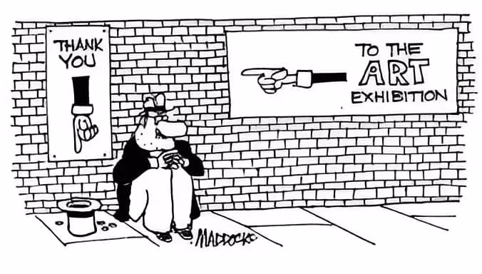 Peter Maddocks, Karikaturist (1928 -2024) 3