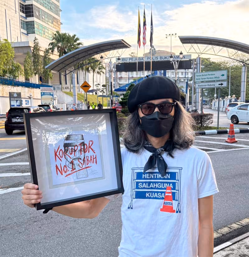Fahmi Reza, o cartoonista processado por insultar um governador da Malásia