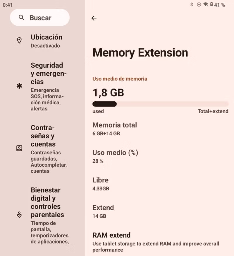 Biegedy planšetdators, detaļa uz RAM