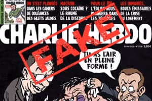 Charlie Hebdo presenta una denuncia por la difusión de portadas falsas de su revista